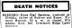 Obituary Hans Olaf Egeberg