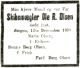 Dødsannonse Ole Reinert Olsen