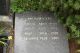 Gravstein for Birger Edvard Mowinckel