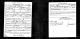 USA, Mönstringskort från första världskriget, 1917–1918 för Harold Petersen, Nebraska, Howard County, ALL, Draft Card P.