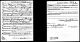 USA, Mönstringskort från första världskriget, 1917–1918 för Earl M Nielsen. California, Inyo County, Draft Card N.