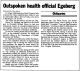 Obituary Roger Olaf Egeberg