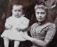 Jeanette Cathrine Beyer (Jersin) Juell og barnet Borghild (Juell) Kramer